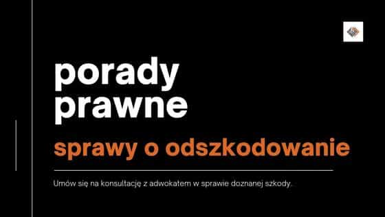 Porady prawne odszkodowanie Kraków